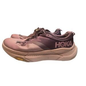 Hoka Transport Women's Trail Running Shoes Deep Mauve Vibram Size 8.5